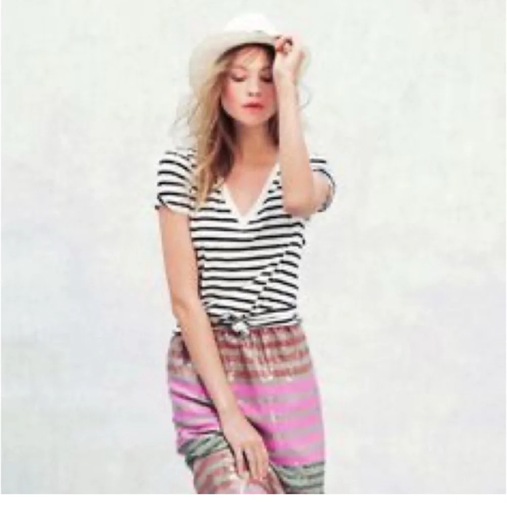 J.Crew Collection striped sequin skirt size 6 EUC
